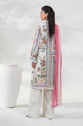 Unstitched Lawn 3 Piece Suit